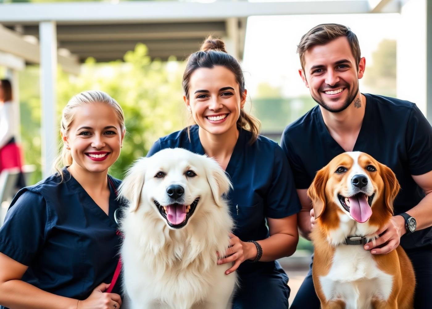 The Happy Doggies grooming team
